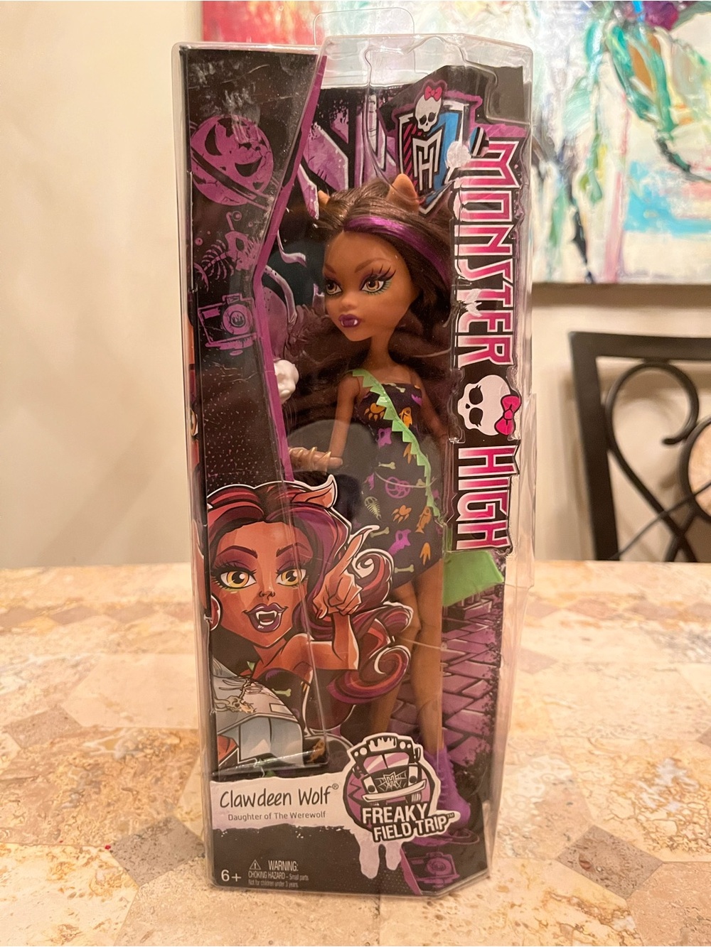 Clawdeen wolf Freaky field trip doll, daughter of the werewolf Monster high BNIB